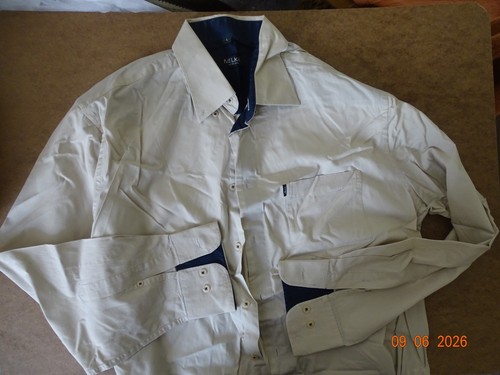 Melka mens grey button up - ,