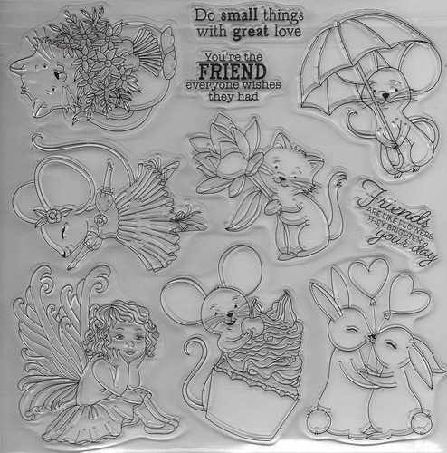 Assorted clear stamp set for - stamp,
