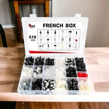 Car Mounting Clips Plastic Rivet Clip Fasteners Cars Motor Mechanic Repair 519PC