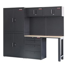 Excel Stainless Steel Roller Tool Cabinet & Workbench Workshop Storage Worktable