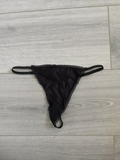 BNWT Black Satin & Lace G