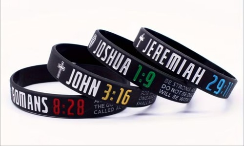 Single bible verse silicone - single,