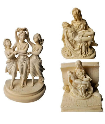Vintage religious sculptures - vintage,