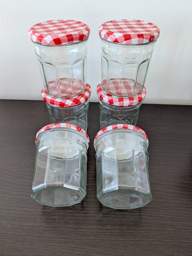 Bonne maman empty jam jars - jam,
