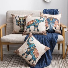 Elephant Print Cushion Cover
