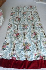 Sanderson Chatsworth Door Curtain Vintage Single Chenille Lined Heavy 84Long NEW