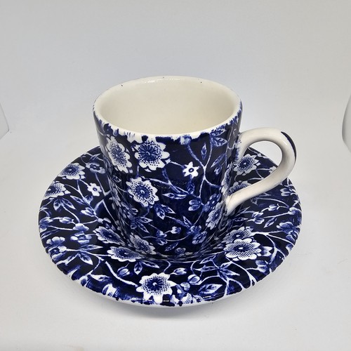Burleigh blue calico - burleigh, vintage