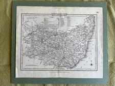 Map of Suffolk  23.5 cm x 17.5