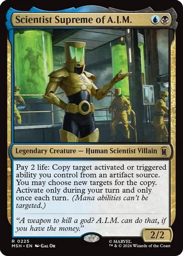 Scientist supreme i m - supreme, a.i.m