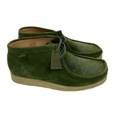 Padmore & Barnes x Ted Baker Moccasin Boot Men’s UK10 Green Suede Wallabee Boots