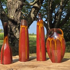 Lot Of 4! Vintage Large Lava