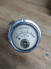 Attractive vintage  panel mount ammeter 0 to 6 Amperes  R.C British made