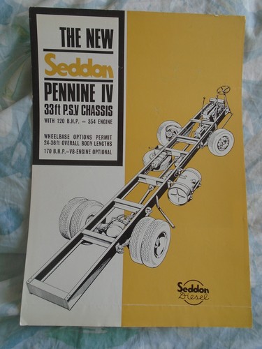Seddon pennine 33ft psv - seddon,