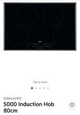 AEG IKB84401FB 80cm Induction Hob - Black