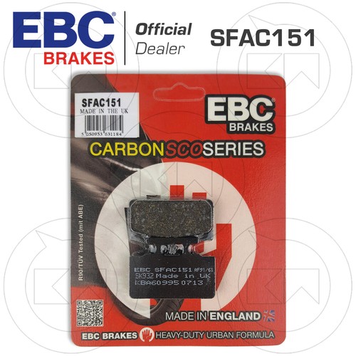 Brake pads rear ebc carbon - brake,