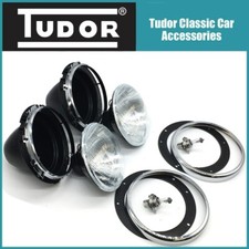 Classic & Kit Car  7" H4 Premium Halogen Headlamp, Bowl and Rim pack : TUDOR