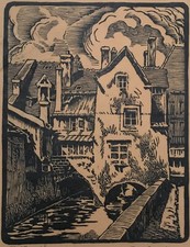 Original Signed Woodcut -