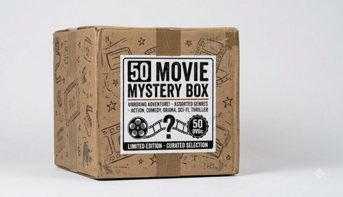Mystery box dvds - box, 50