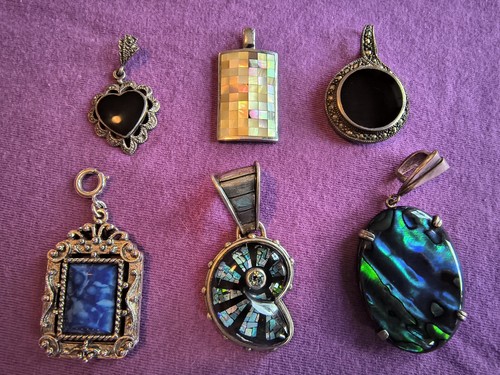 Beautiful pendants marcasite - 6,
