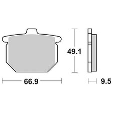 SBS 517HF Motorcycle Brake