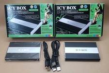 Icy Box 2.5" HDD SSD Caddy Enclosure USB 2.0 - IB-224STU-B - Retro Vintage 2000s