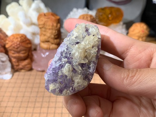 Small natural amethyst - small,