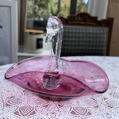Vtg pilgrim glass cranberry - pilgrim,