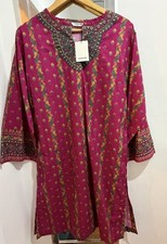 Women's Pink Embroidered Kurta
