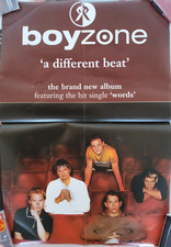 Boyzone "A Different Beat" instore promo poster 70cm x 50cm approx.