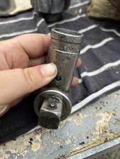 Snap-on ™ L112E 3/4" Drive Chrome Breaker Bar Head Swivel Flex USA Angle Adapter