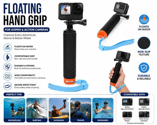 Floating hand grip - grip, for