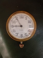 8 day car clock 1930s, working