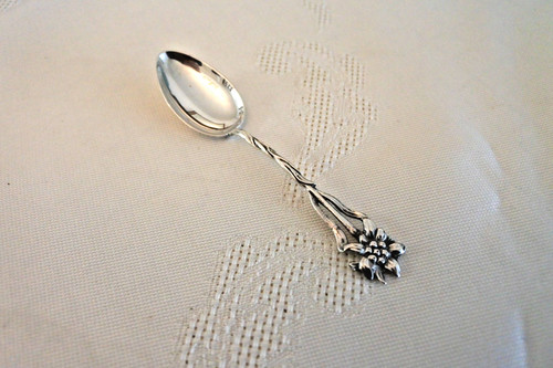 Solid silver mustard salt