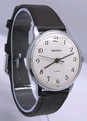 Vtg 1970s sekonda chrome - sekonda, cased