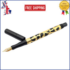 VINTAGE ONOTO 3000 FOUNTAIN PEN IN ROLLED GOLD FILIGREE 14K MEDIUM NIB ENGLAND