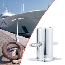 80x90mm Dock Stamped Bollard Stainless Steel Sturdy Versatile for Boat Yacht