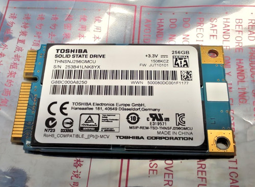 Toshiba msata 256gb ssd - 1.8",