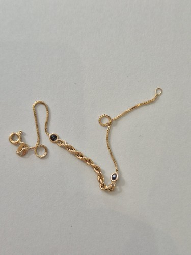 9ct yellow gold - gold,, blue