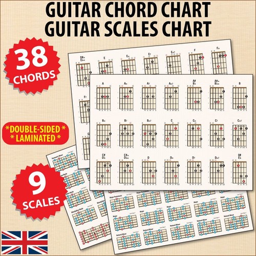 Guitar chord chart - guitar, &
