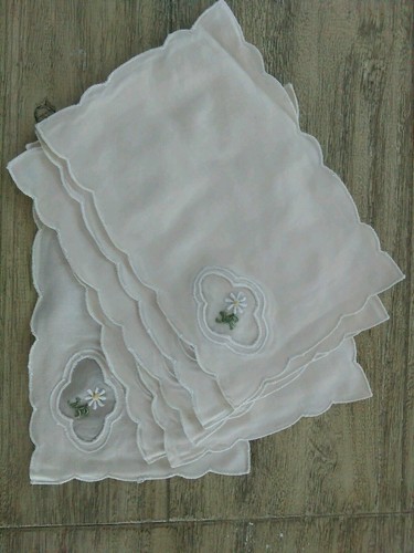 Lot vintage crochet linen - 6,