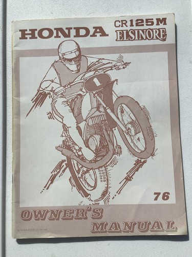 1976 honda cr125m elsinore - 1976,