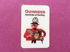 1966 GUINNESS THE ORDER OF THE DAY CALENDAR CARD