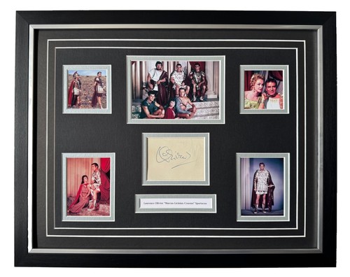 Laurence olivier signed framed - laurence,