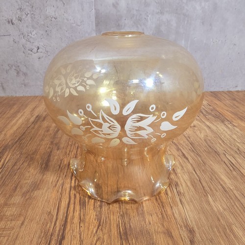 Vintage smoked amber glass - smoked,