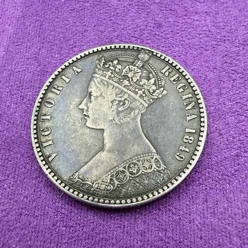1849 victoria godless florin - 1849,