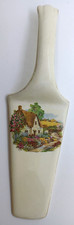 Lord Nelson Ware Cake Server With Rural Scene - 25cm long