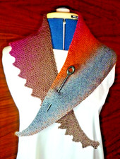 Hand Knitted scarf Pure wol