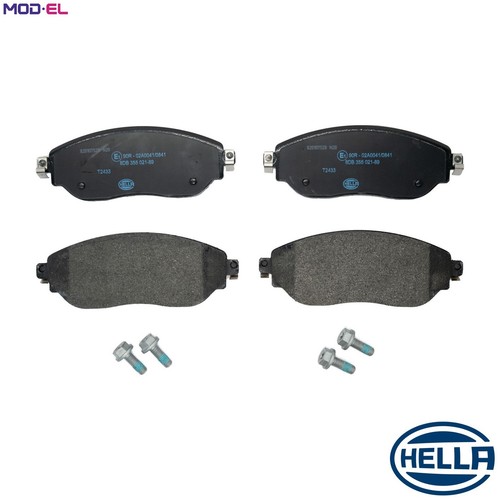 Brake pad set disc - brake, 8db