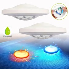 2x Floating LED Bath Lights