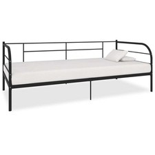 Svvalka Black Metal DayBed Frame 90x200 cm  Day Bed without Mattress